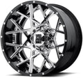 XD203 22X12 8X170 CHR BLK MILL LP -44MM