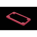 WeatherTech Motorcycle Billet Plate Frames - Red