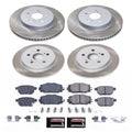 Power Stop 20-22 Toyota Prius Prime Front and Rear Semi-Coated Rotor Kit