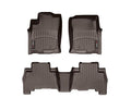 WeatherTech Cocoa Front and Rear Floorliners Fits -20-26 Chevrolet 471436-1-6