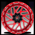 D691 20X10 8X180 BRSH-RED-MIL -18MM