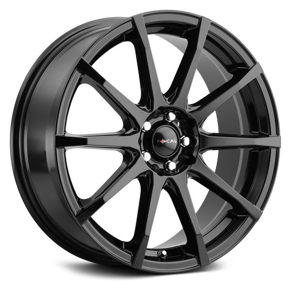 16X7 4-100/4-108 +40MM GLOSS BLACK