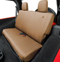 ~(5 lbs. 16X12X5)~ Seat Cover; Rear Tan Jeep 08-12 Wrangler Unlimited; Fit factory rear seat