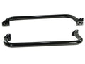 Tube Side Step Kit, Round, 3 Inch, Black; 97-06 Jeep Wrangler TJ
