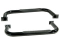 Tube Side Step Kit, Round, 3 Inch, Black; 87-95 Jeep Wrangler YJ