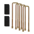 ~(26 lbs. 21X8X8)~ Cognito 3.0 Inch Block 16.0 Inch U Bolt Kit Fab Straight 01-10 GM 3500 3500HD