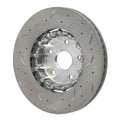 SHW 05-17 Subaru WRX STi 2.5L Front Drilled-Slotted Lightweight Brake Rotor (26300FE070)