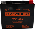 Yuasa GYZ20HL-C High Performance Maintenance Free AGM 12-Volt Battery