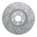 DFC 16-26 Polestar Polestar 2 Front Right Drilled & Slotted Geoperformance Rotor