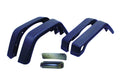 Fender Flare Kit for 97-06 Jeep TJ Wrangler, 6-5/8 Inch Wide, 4 Flares & Hardware Crown Automotive