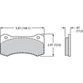 Wilwood BP-40 6617 Pad Set - .670in Thick