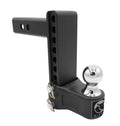 BALL MNT, 2" RCVR, 7" DRP/RS, 10K
