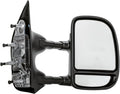 RH MIRROR OUTSIDE REAR VIEW; MANUAL; TELESCOPING DOUBLE SWING FORD E350/E450 SUPER DUTY 20082021