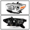1619 TACOMA HALOGEN ONLY HEADLIGHT OE CHROME