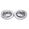 Power Stop 06-10 Jeep Grand Cherokee Rear Evolution Drilled & Slotted Rotors - Pair
