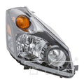 CAPA RH HEADLAMP ASSY COMPOSITE BLACK BEZEL NISSAN QUEST 20042009