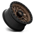 D777 15X10 4X137 BRZ BLKRING 00MM