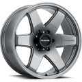 Aluminum Wheels 18x8 Addict 942GS Greystone Gray Multi Spoke 35 Offset 6 on 135 Bolt Pattern 87.1 Bore Raceline