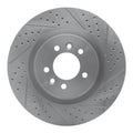 R1 06-17 Land Rover Range Rover Sport Front Right Drilled & Slotted Geoperformance Rotor