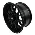ITP Hurricane 16X7 / 4x136 BP / 5+2 Offset Matte Black Wheel