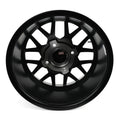 ITP Hurricane 16X7 / 4x136 BP / 5+2 Offset Matte Black Wheel