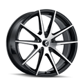 193 (193) BLACK/MACHINED FACE 18X8