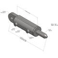 CYLINDERTAILGATE3.25IN X 6IN W/MANUAL