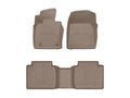 WeatherTech Tan Front Rear FloorLiner HP Fits -20-23 Camry Hybrid 451230-1-3IM