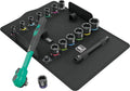 8100 SB 12 ZYKLOP COMFORT RATCHET SET REVERSING LEVER 3/8IN DRIVE METRIC 16