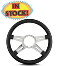 Mark 9 Elegante 14-Inch 1.5-Inch Dish Split 4-Spoke Steering Wheel