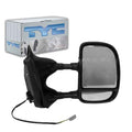 0005 FORD EXCURSION RH HEATED POWER FOLDAWAY OE MIRROR TXTRED BLK EXTENDABLE TOWING DUAL GLASS