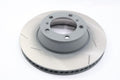 SHW 11-16 Porsche Panamera 4 3.6L w/o Ceramic Brakes Left Rear Slotted MB Brake Rotor (971615601P)