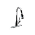 KITCHEN FAUCET W/ SPRAY 8IN HYBRID 1 LEVER CERAMIC DISC RUBBED BRONZE