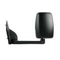 0318 MIRROR EXPRESS/ SAVANA TOWING PTM BLK DUAL LENS FOLD LH MANUAL