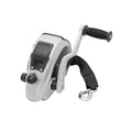 WINCH HAND CRANK SINGLE SPEED W 20 STRAP AND HOOK; 2000 LBS PACKAGED