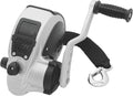 WINCH HAND CRANK SINGLE SPEED W 20 STRAP AND HOOK; 2000 LBS PACKAGED