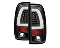 xTune Ford F150 Styleside 97-03 Light Bar LED Tail Lights - Black ALT-ON-FF15097-LBLED-BK