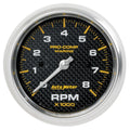 ~(0.9 lbs. 5X5X4)~ GAUGE TACHOMETER 3 3/8 IN 8K RPM MARINE WHITE