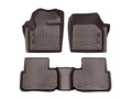 WeatherTech Cocoa Front and Rear Floorliners Fits -20-19 Discovery Sport 47796-1-2