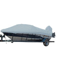 BOAT COVER V-14 O/B SD-MIST GRAY