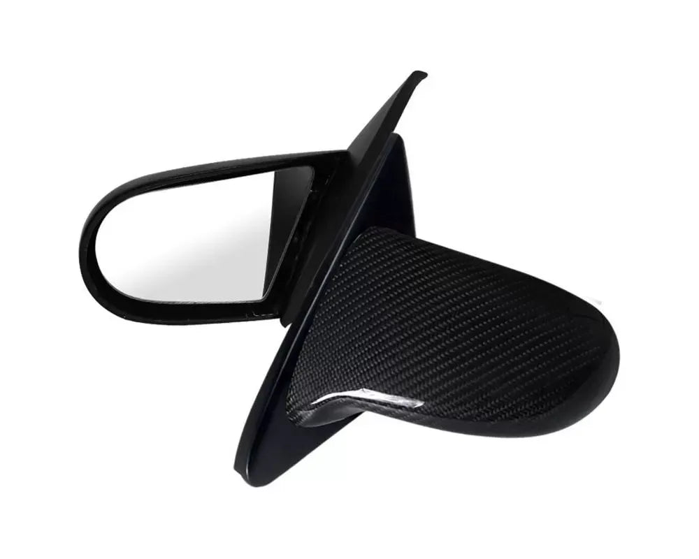 2/3DR REAL CARBON SPOON STYLE MIRROR - MANUAL
