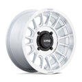 KMC POWERSPORTS KS138 15X7 4X156 SLV-MACH-FC 10MM - KS138SD15704410
