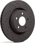 Hawk Talon 1996 Ford Crown Victoria Drilled and Slotted Rear Brake Rotor Set