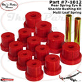 Prothane 70-81 Chevy Camaro Rear Spring Bushings - Red