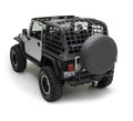 C - res 2 HD Trail Net Dia Black 2in Web 07-18 Wrangler JK 2 Door Smittybilt