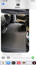 WeatherTech Black Front and Rear Floorliners for Vinyl Floors Fits -23-24 F-250 F-350 F-450 F-550 4410511V-446972