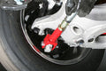 BMR 15-17 S550 Mustang Rear On-Car Adj. Rod Ends Toe Rods - Red