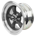 AMERICAN RACING VINTAGE VN105D 16X8 5X4.5 S-BLK MACH -12MM - VN1056865B