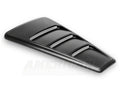 ROUSH 2010-2014 Ford Mustang Unpainted Quarter Window Louver Kit