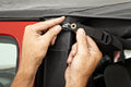 Jeep 2010-2018 Wrangler JK; 2-Door; NOTE Includes windshield header; Requires soft top door surrounds